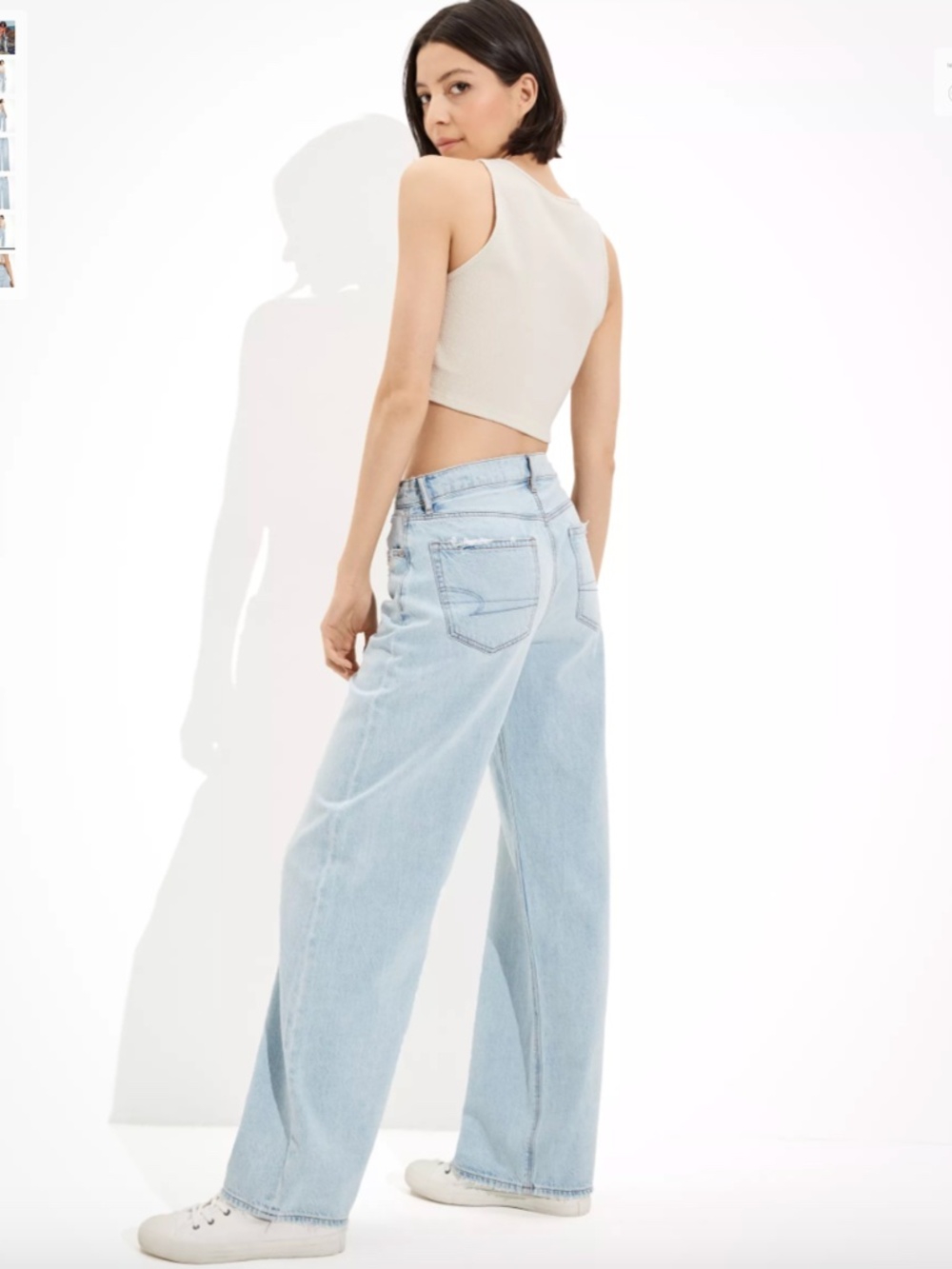 AE Low-Rise Baggy Wide-Leg Jean